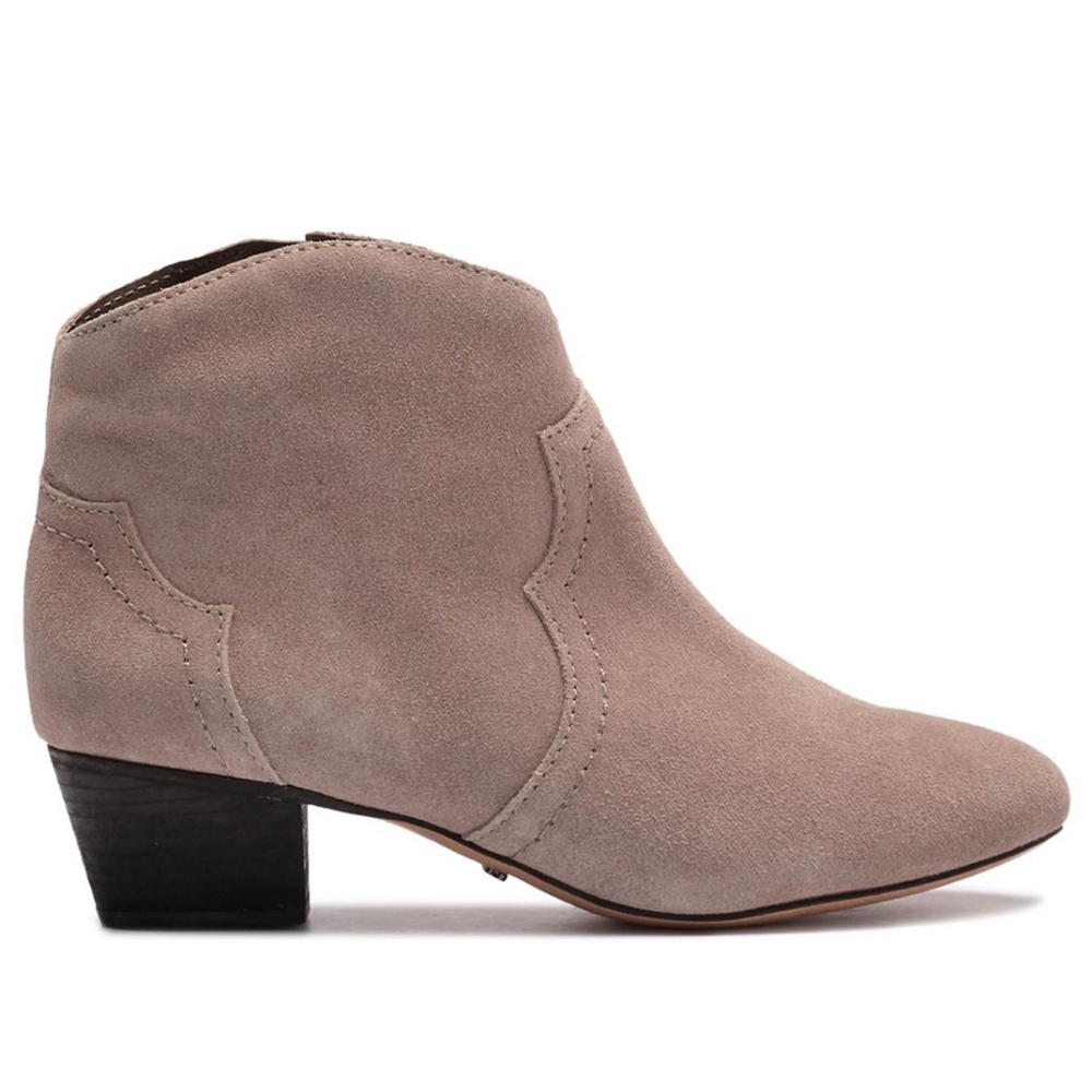 Schutz Abiha Suede Western Ankle Bootie